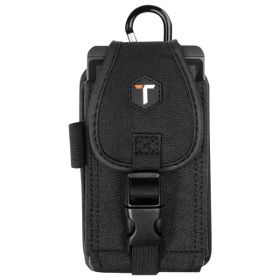 ToughTested TT-RUGGED-LB Universal Rugged Pouch with Belt Clip, Black