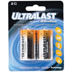 Ultralast ULA2C ULA2C C Alkaline Batteries, 2 Pack