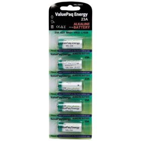 Dantona VAL-23A-5 ValuePaq Energy 23A Alkaline Cylindrical Batteries, 5 pk