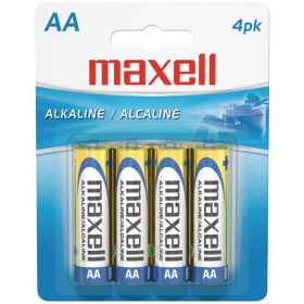 Maxell 723465 - LR64BP AA Alkaline Batteries (4 Pack)