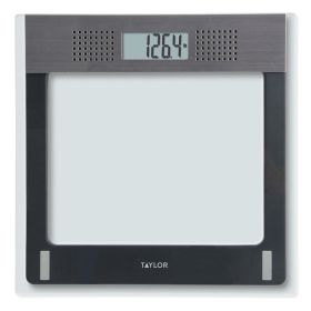 Taylor Precision Products 70844191M Talking Digital 440-lb Capacity Bathroom Scale