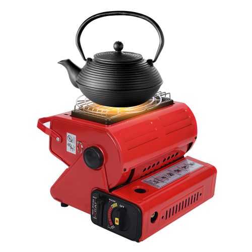2 in 1 Portable Butane Burner Heater Outdoor Butane Gas Heater Warmer Heating Cooking Stove Cooker for Camping Fishing RV Travel 2 in 1 Portable Butane Burner Heater Outdoor Butane Gas Heater Warmer Heating Cooking Stove Cooker for Camping Fishing RV Travel