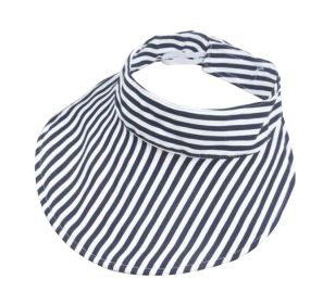 Kids Summer Sun Protection Empty Top Hat Foldable Hat; Stripe