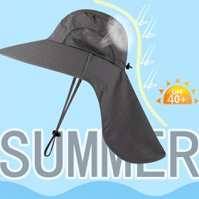 New Outdoor Bucket Hat Men's And Women's Summer Sunscreen Quick-drying Hat UV Protection Sunshade Breathable Fishing Hat Mountaineering Hat (Color: Khaki)